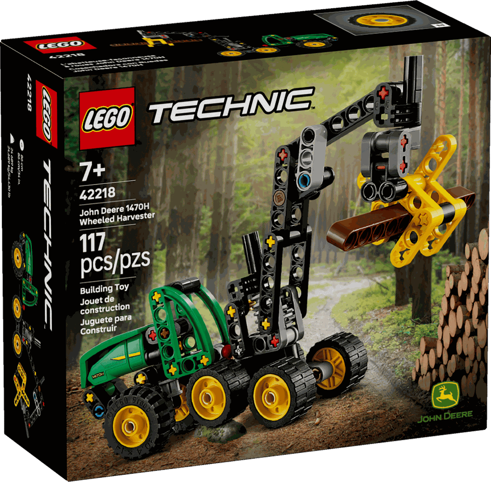 LEGO 42218 John Deere 1470H 輪式森林收割機 Wheeled Harvester