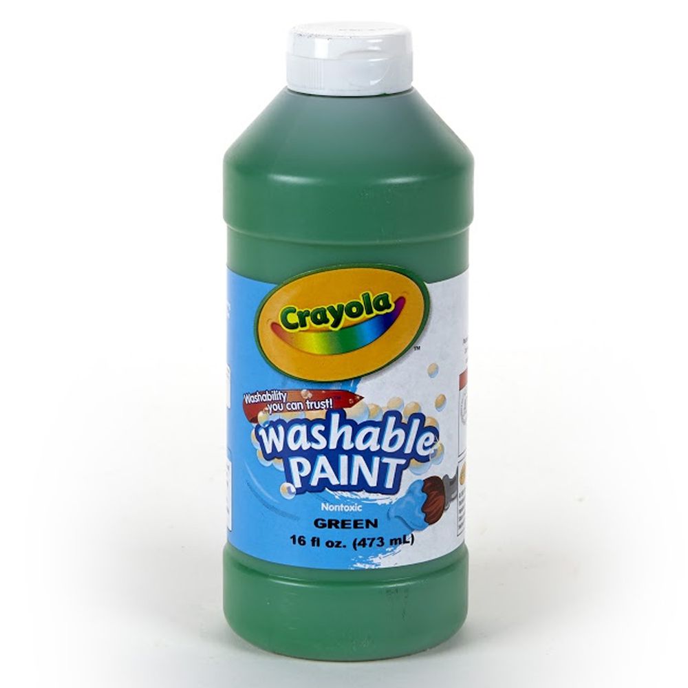 Crayola繪兒樂 - 可水洗兒童顏料16OZ-綠色
