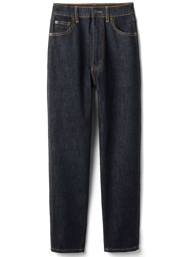 日本 GRL - 簡約直筒單寧牛仔褲-淺藍