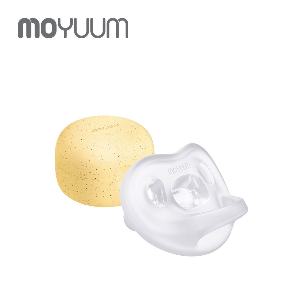 全矽膠微笑奶嘴收納盒組-透明原色-1-3m