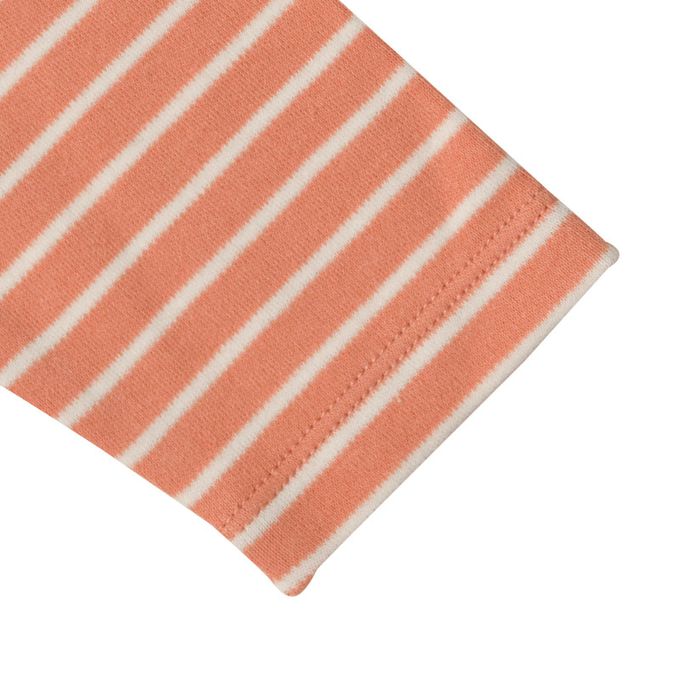 akachan honpo - 長袖T恤-胸下拼接-粉紅色