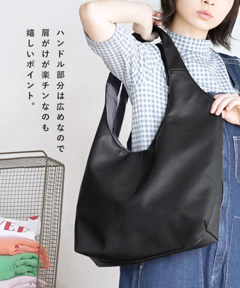 日本 zootie - 柔軟皮質大容量肩背包-蜜桃粉