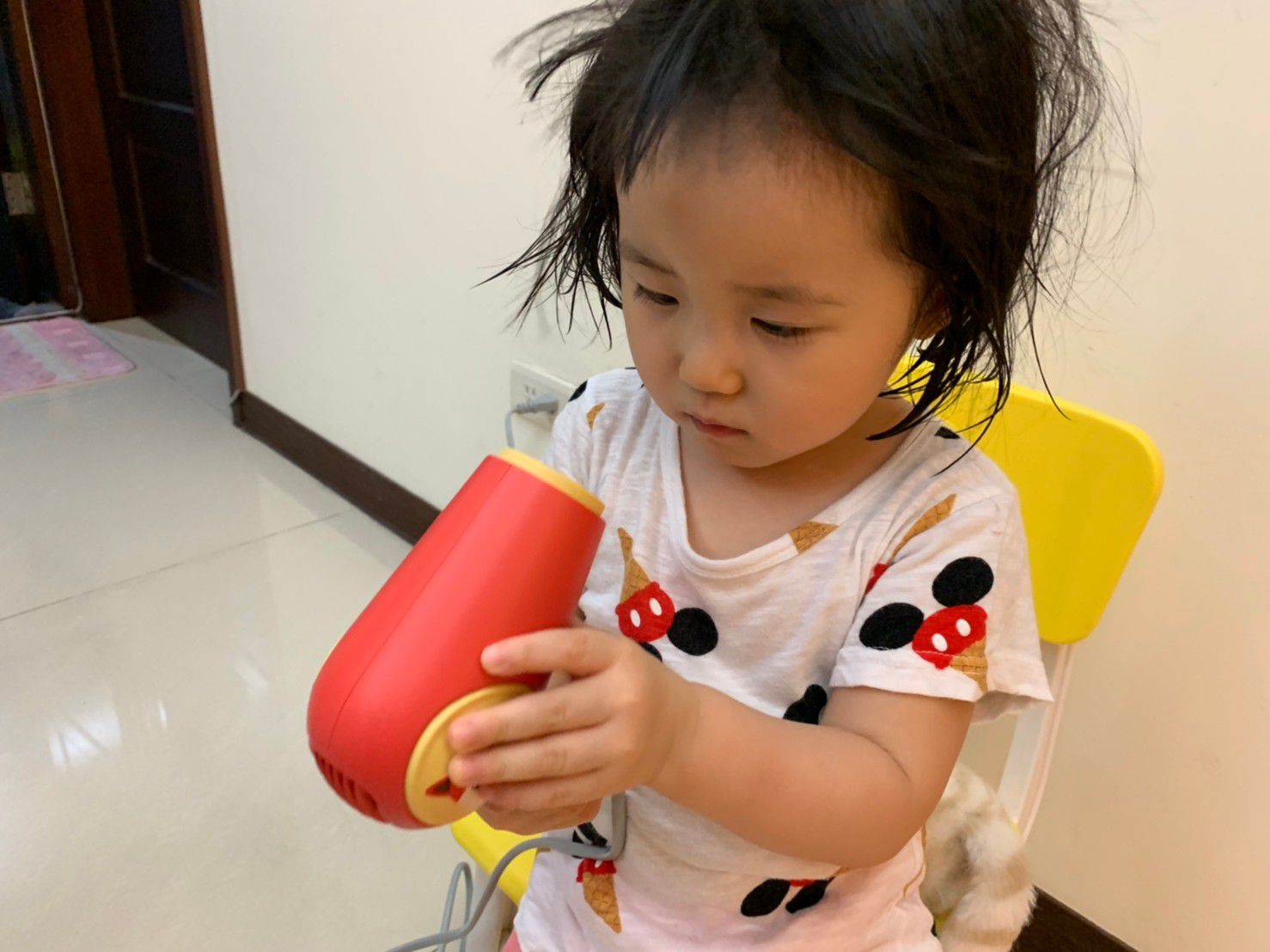 小七泡泡 - 負離子低幅射吹風機-恐龍