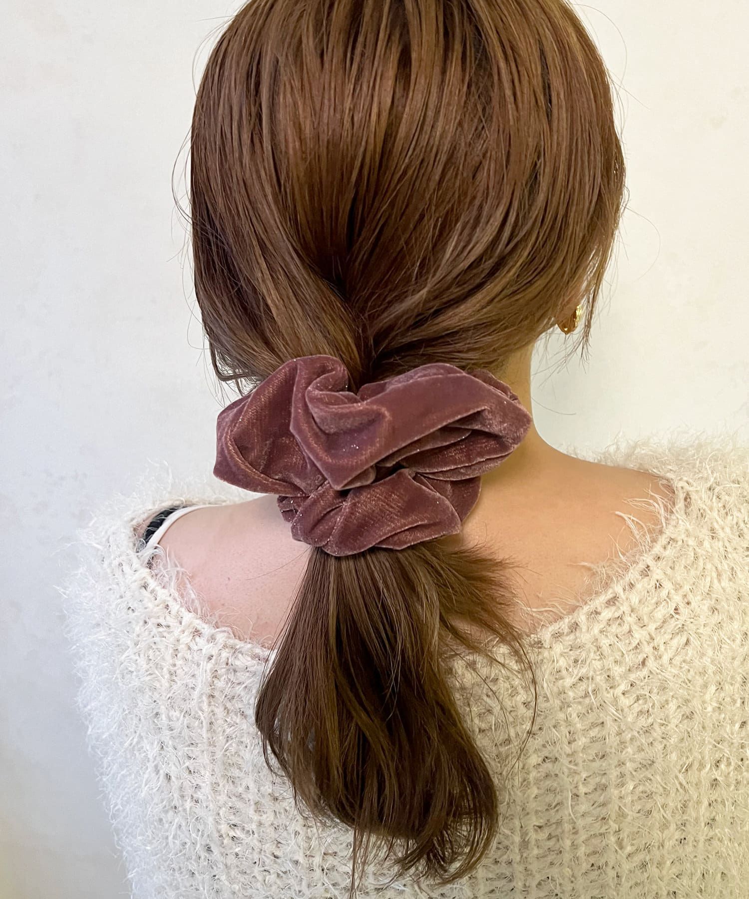 日本 Lattice - [推薦]低調閃亮份量感大腸圈-酒紅