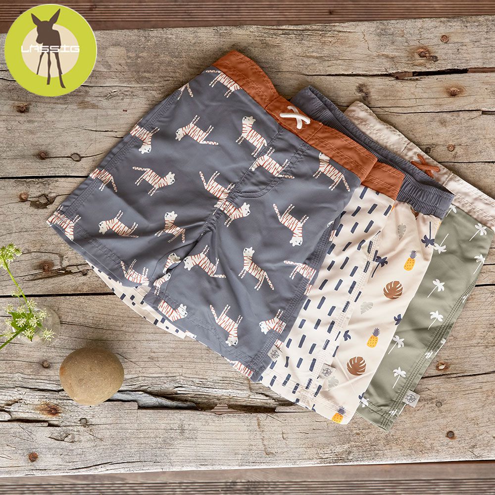 德國 Lassig - 嬰幼兒抗UV海灘尿布褲-小福虎