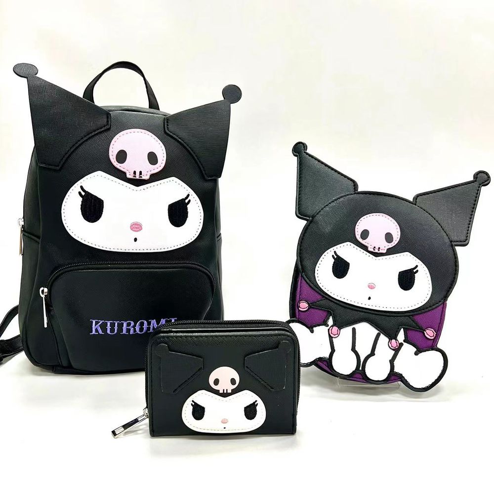 Kuromi 酷洛米童趣造型斜背包/手機包/隨身包
