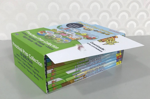 Preschool Prep - 入門最推薦「10片DVD完整組」（基本認知4片＋常用單字3片 + 發音 3片）
