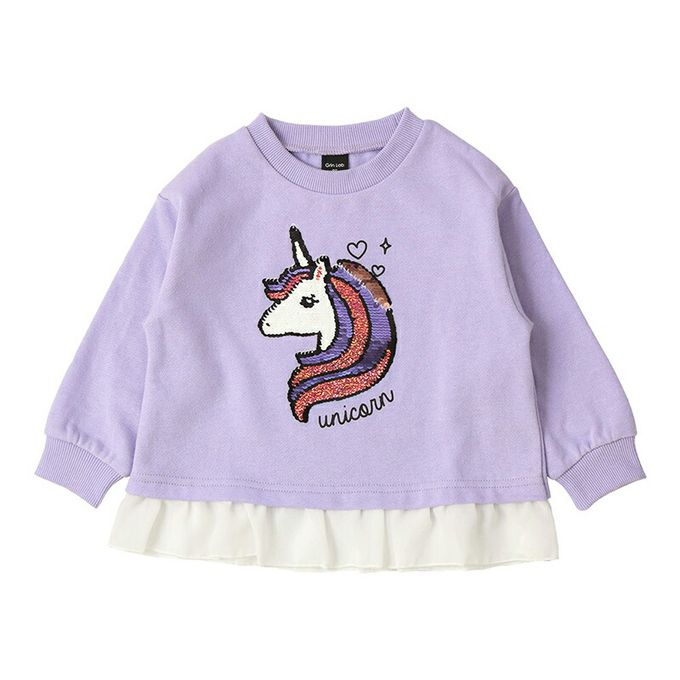 日本 ZOOLAND - 可愛女孩裏起毛長袖上衣-蝴蝶結-黑