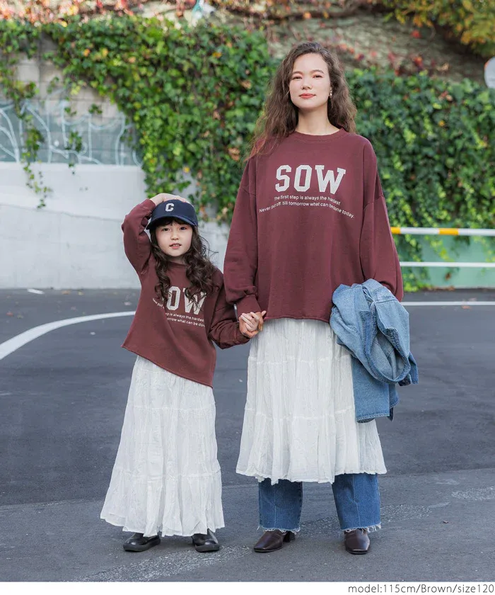 日本 COCA - 定番美式復古LOGO大學T-孩子-淺綠