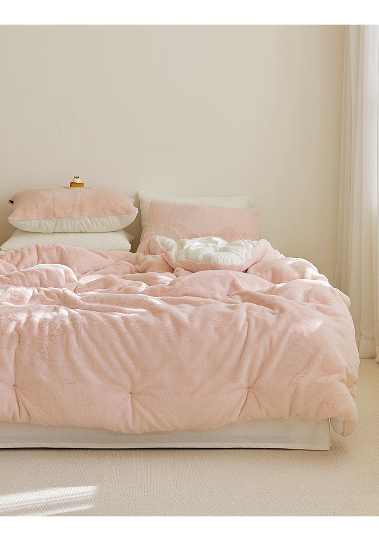 韓國 Maatila - 蓬鬆感高密度絨毛保暖棉被-草莓雪糕