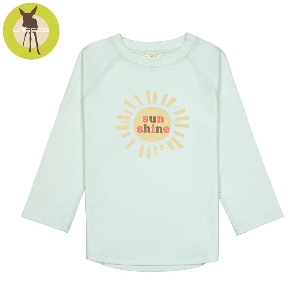 幼童抗UV長袖泳裝上衣-太陽公公