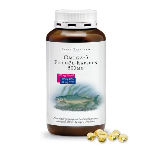 Sanct Bernhard 德國百年草本-Omega-3魚油 膠囊 500mg 400入