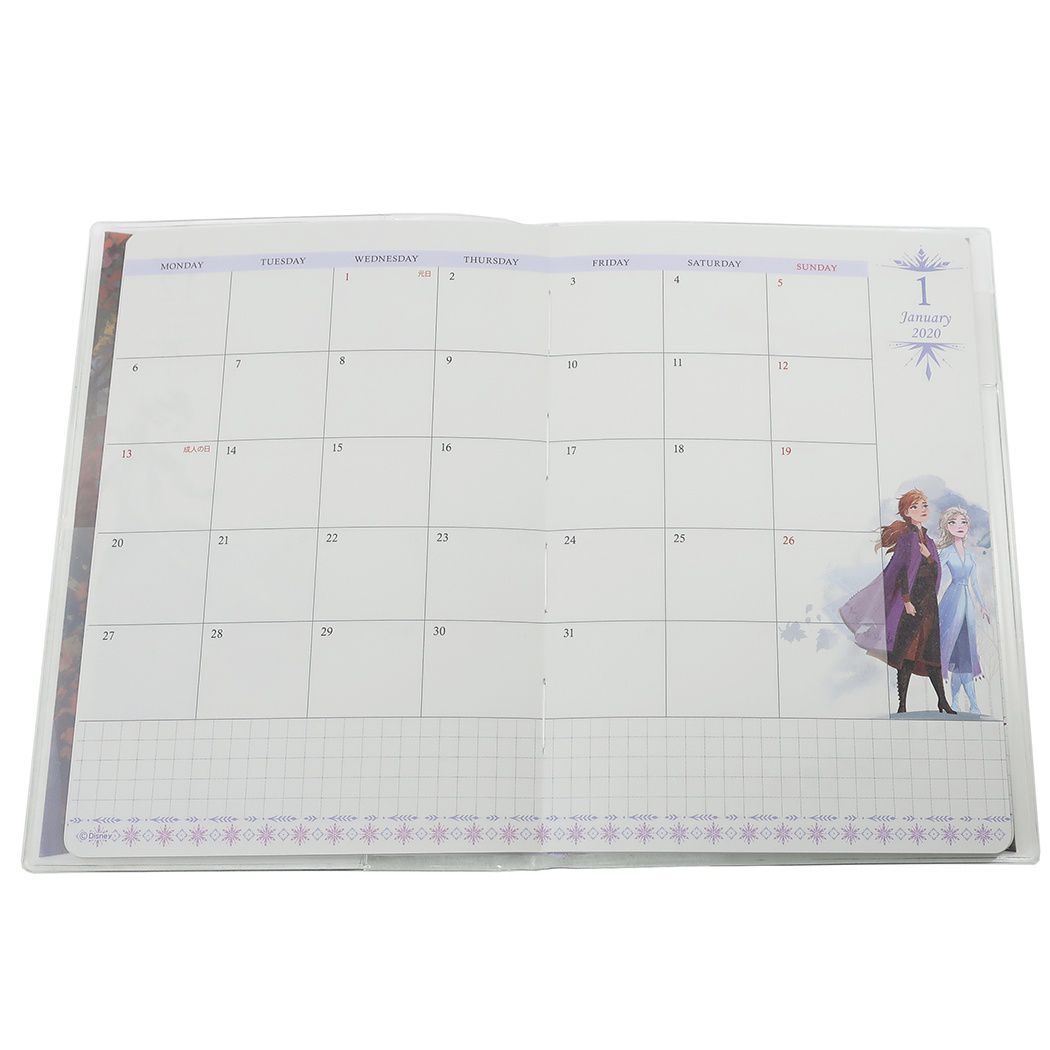 日本代購 - 2020 行事曆手帳本-冰雪奇緣2 雪寶 (B6(80p))