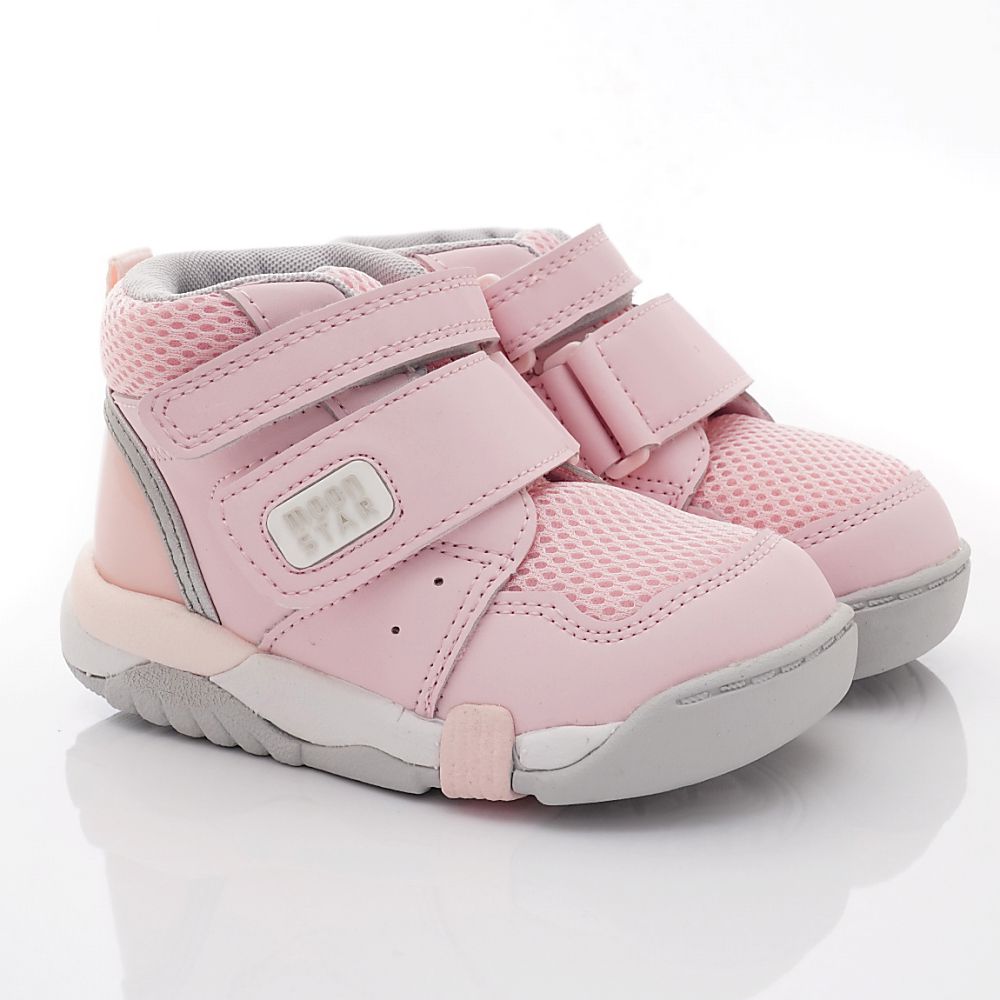 Moonstar日本月星 - 物理師推薦護踝專業矯正機能款-多附一雙鞋墊(中小童)-運動鞋-粉