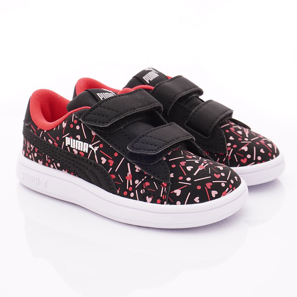 puma - 童鞋-雙絆帶愛心學步鞋款(寶寶段)-黑