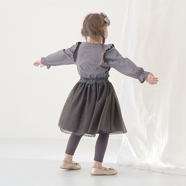 日本 Lycee mine - 搖曳可愛內搭褲紗裙-薄荷綠