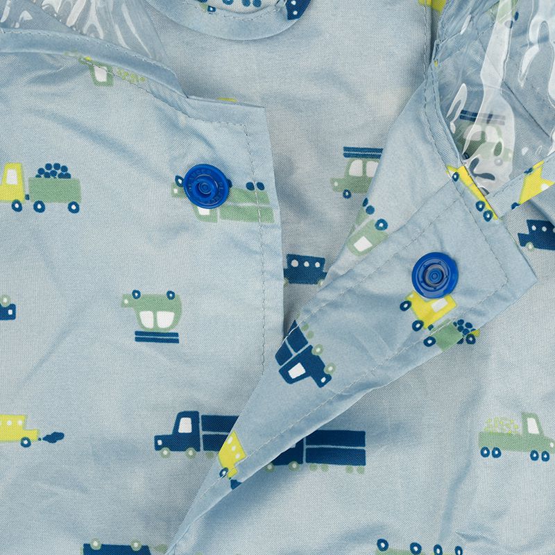 akachan honpo - 雨衣-汽車-淺藍色