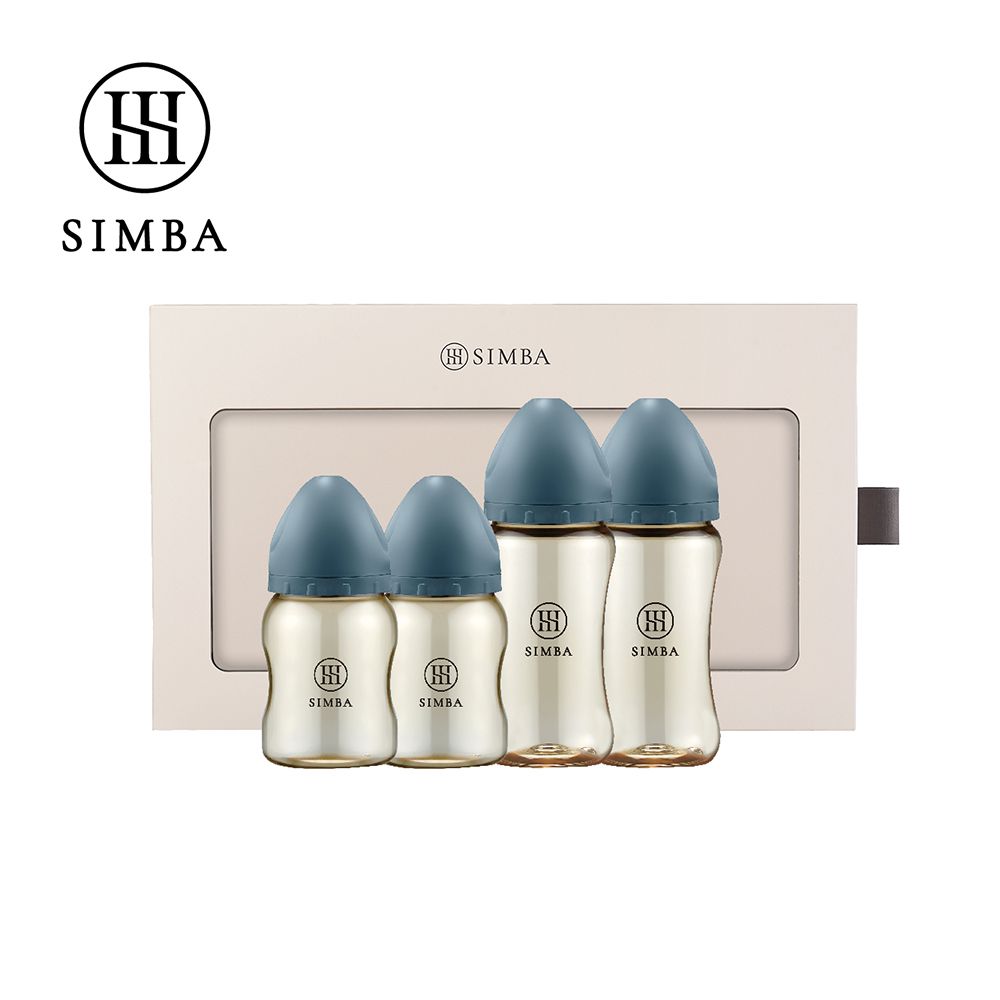 限定晨諾新生奶瓶禮盒-波藍