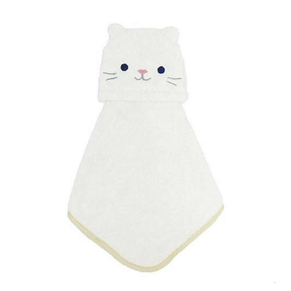 日本 Pinecreate - 軟綿綿超吸水手擦巾-白貓