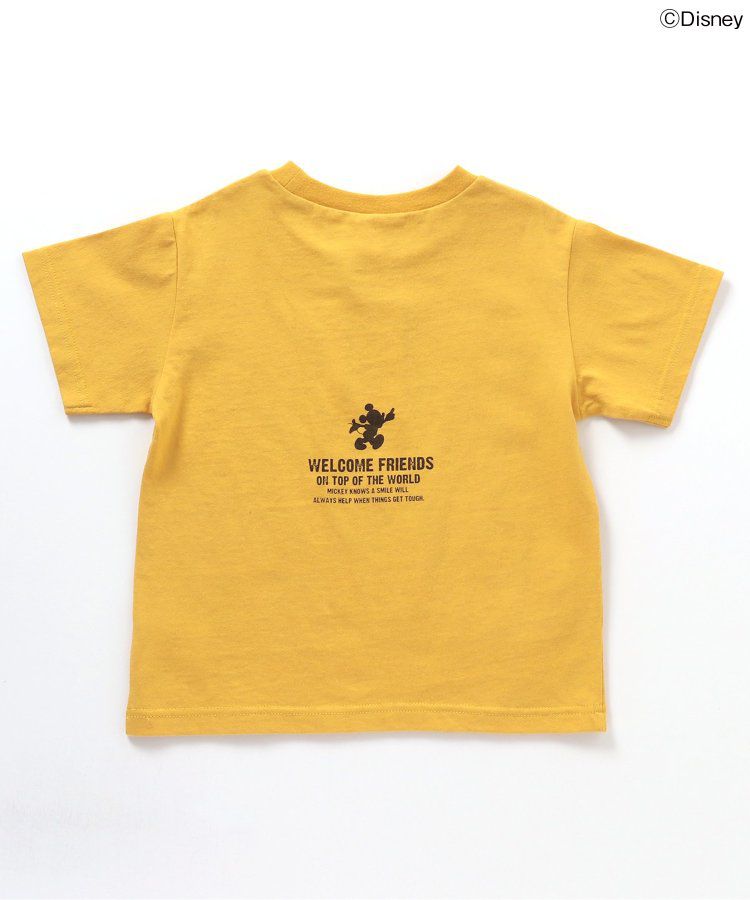 日本 BREEZE - 迪士尼聯名 印花短袖上衣-旅行郵票-紫色高飛狗