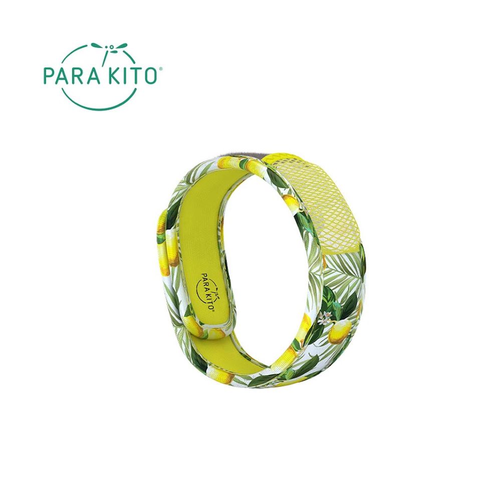 法國 PARA’KITO 帕洛 - 天然精油防蚊手環 - 花色款-陽光檸檬款