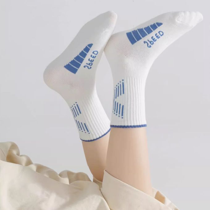 腳ㄚ子 - 幼/兒童棉質中筒襪 童襪 襪子 棉襪 兒童襪-音速小子