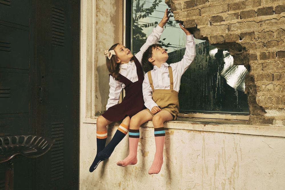 韓國 PAUL FRENZ - (3入組)韓製彈力中長筒襪-CHRIS