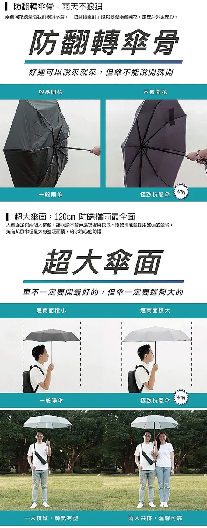 Rainstory - 極致抗風傘 Ultra Strong-玄鐵灰-410g