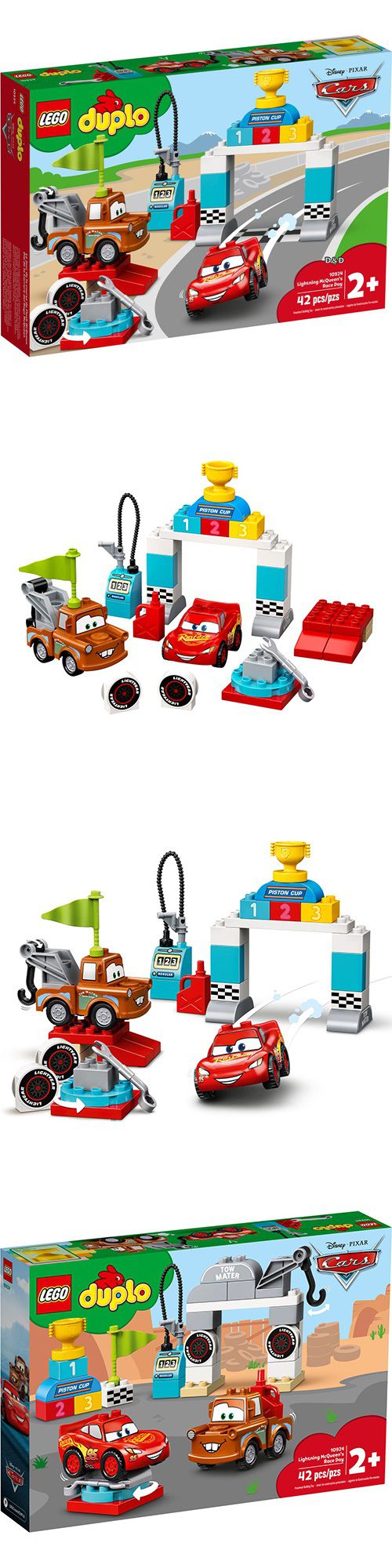 樂高 LEGO - 樂高積木 LEGO《 LT10924 》Duplo 得寶系列 - Lightning McQueen's Race Day-42pcs