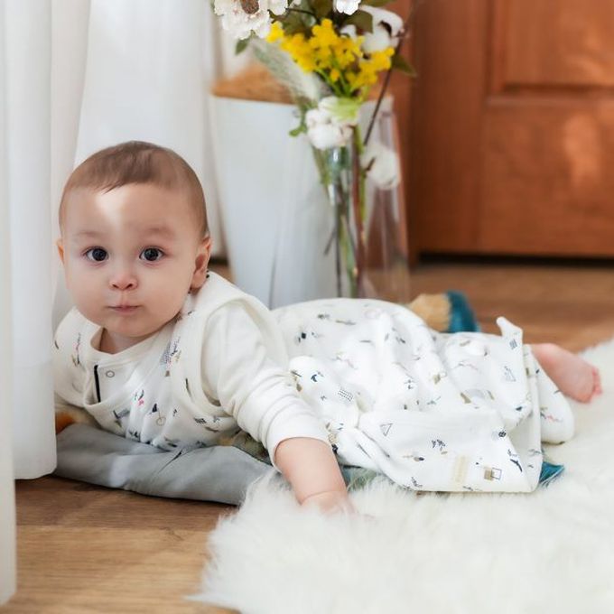 akachan honpo - Haruulala 防踢被 附禮盒-乘風飛翔 (60~85cm)