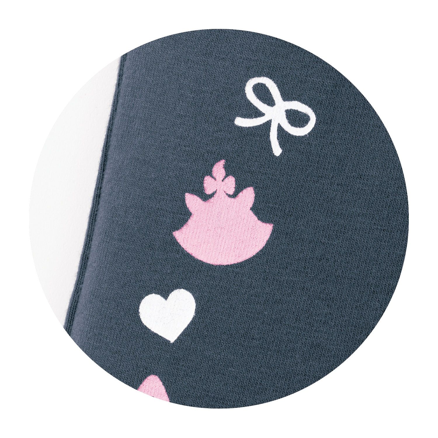 日本千趣會 - 聯名款 薄紗拼接印花內搭褲裙-粉紅