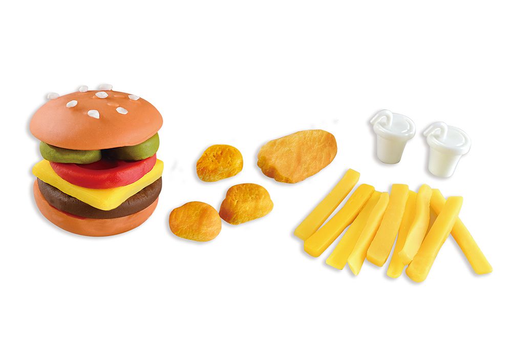 風車圖書 - 無敵漢堡王-小麥黏土工具組-FOOD超人