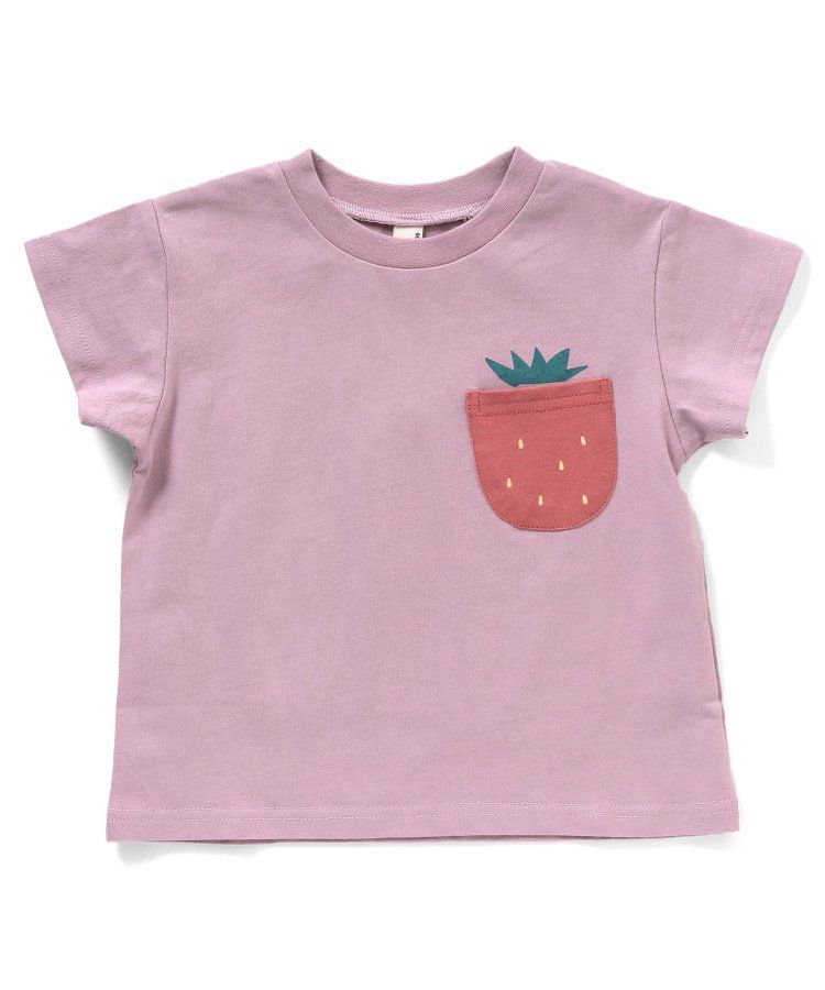 日本 apres les cours - 童趣印花口袋短袖上衣-昆蟲-草綠