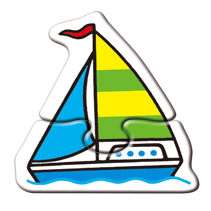 2片拼圖認知卡-交通工具(新版)