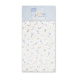 奇哥 - 悅讀比得兔乳膠床墊/嬰幼兒床墊 120X60x3.75cm(寶寶床墊 透氣床墊 睡眠墊)-藍色
