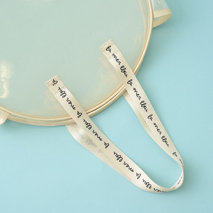 日本 Lycee mine - 微閃亮圓形透明玩水/游泳包-薄荷綠 (F)