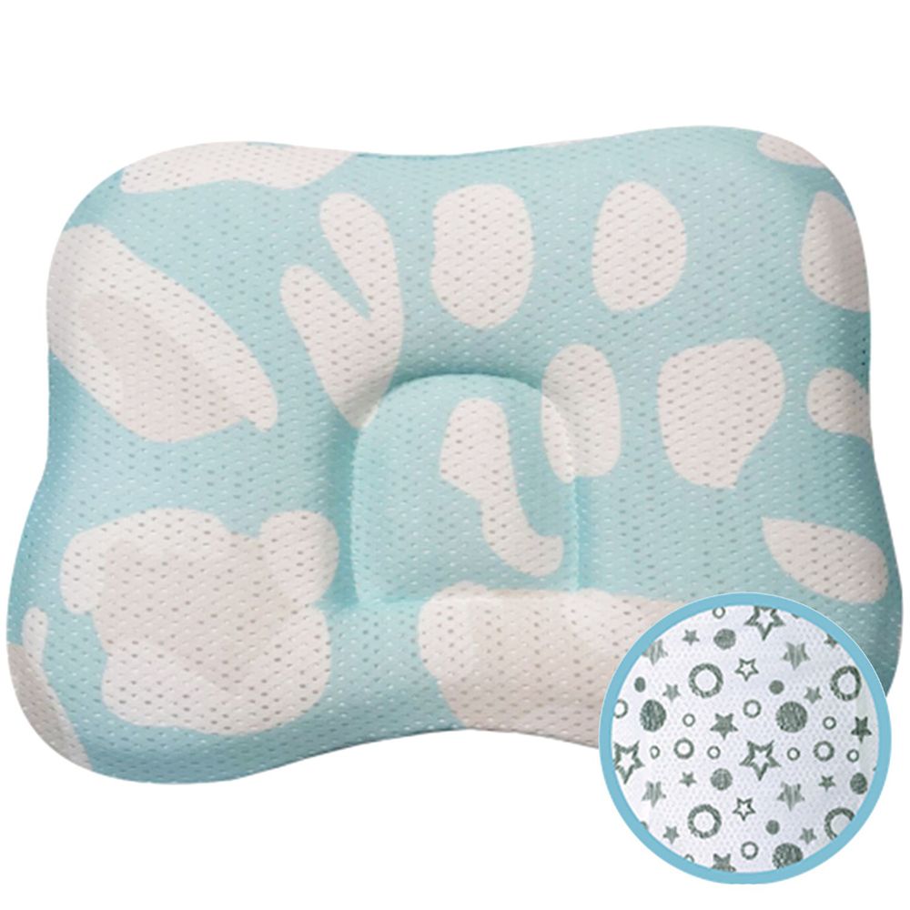 COMFi - 透氣嬰兒定型枕-( 0~18個月)中間為方形-星灰 (23 x 33 x 3cm)