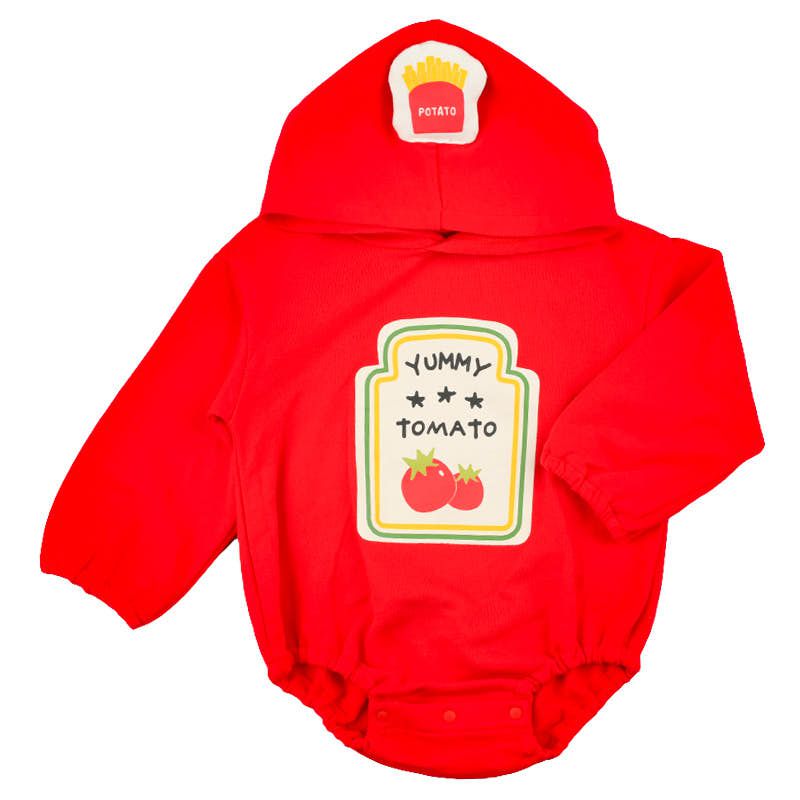 akachan honpo - 包屁衣-番茄醬-紅色