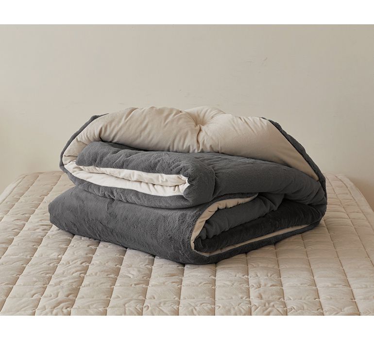 韓國 Maatila - 蓬鬆感高密度絨毛保暖棉被-芝麻燕麥