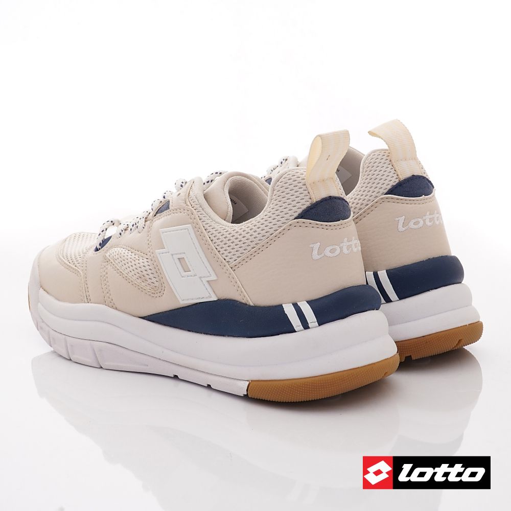 LOTTO樂得 - 復古女段休閒老爹鞋-運動鞋-奶茶色