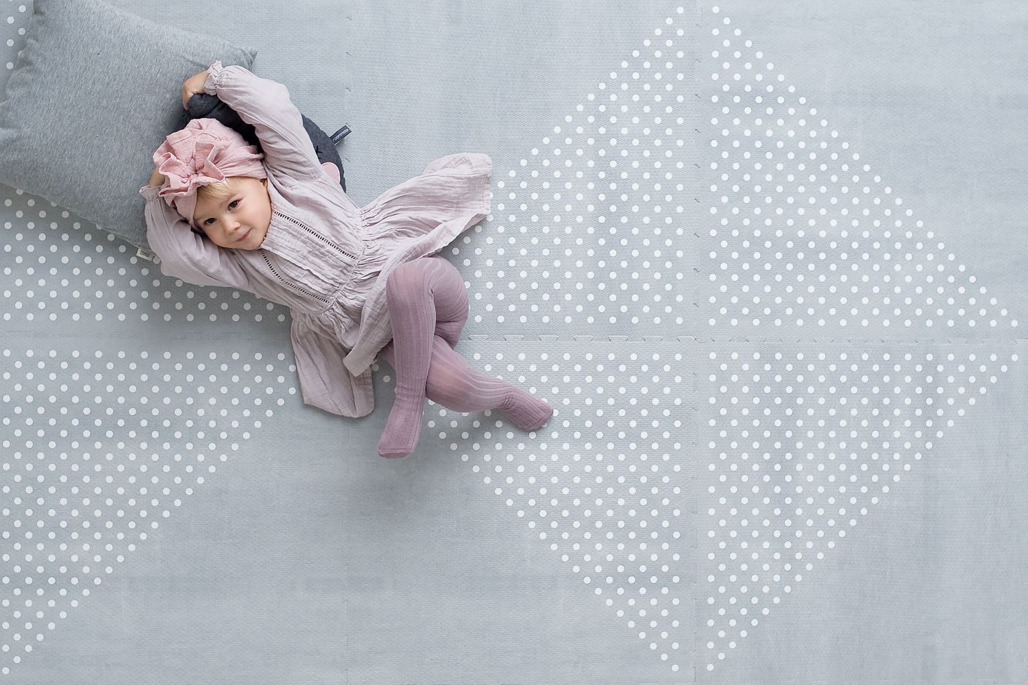 德國 toddlekind - 地球系列遊戲地墊-鴿子灰-一組6片