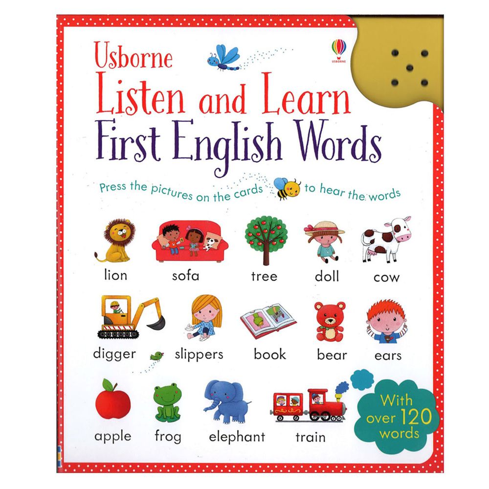 LISTEN AND LEARN FIRST ENGLISH WORDS /字彙聲音書