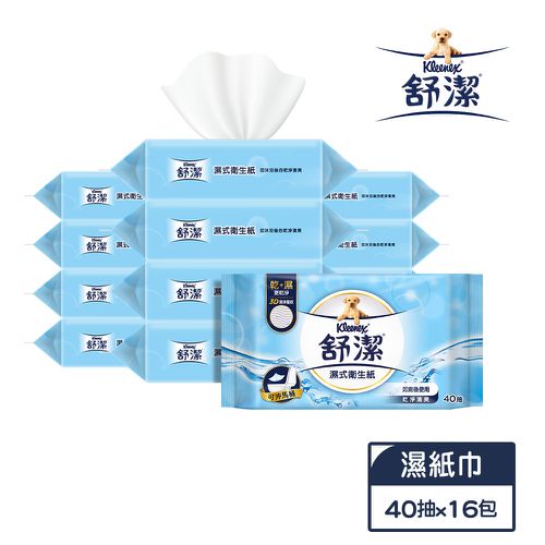 濕式衛生紙補充包 40抽x16包