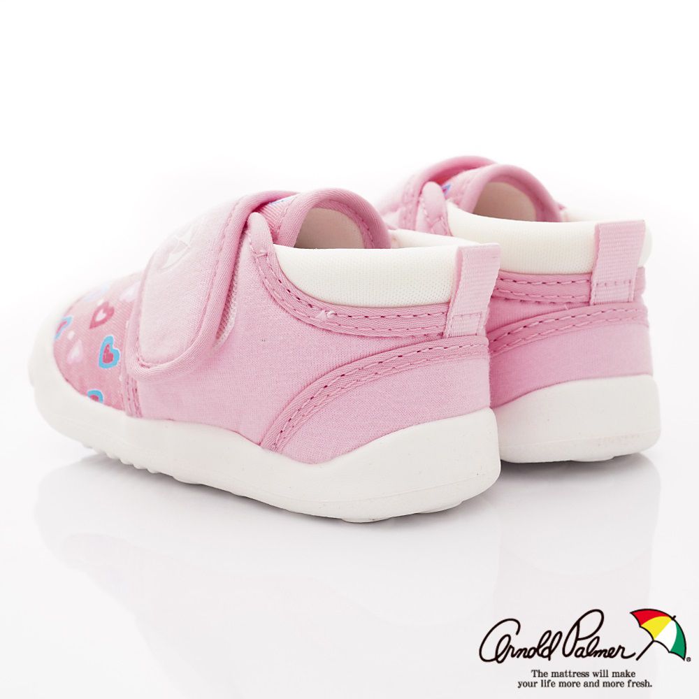 Arnold Palmer 雨傘牌 - 專櫃童鞋-桃心輕量學步鞋專櫃款(寶寶段)-粉-日本尺寸cm