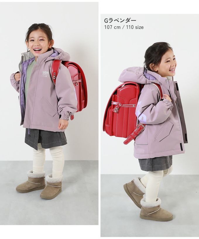 日本 devirock - 防水防寒玩雪加厚保暖外套-耐水壓5000mm-粉紫