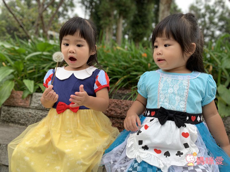 短袖造型公主裙-粉紫海洋-萬聖節裝扮(直播專屬)