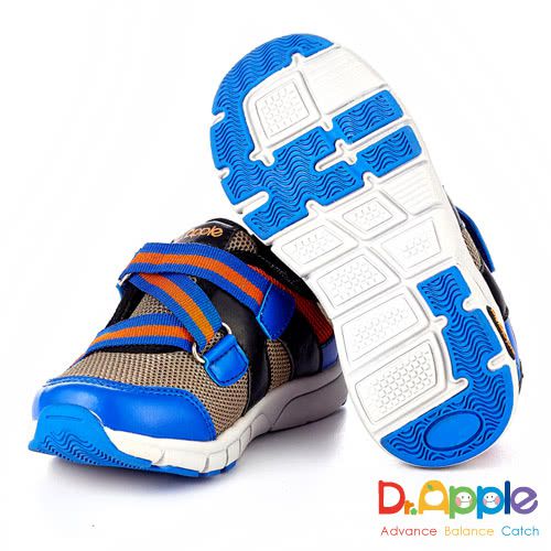 Dr. Apple - 機能童鞋-個性輕量透氣休閒童鞋-藍