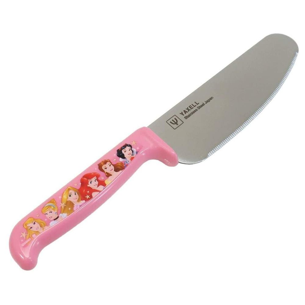日本代購 - 日本製 兒童安全刀具-迪士尼公主-粉 (刀刃長12cm)