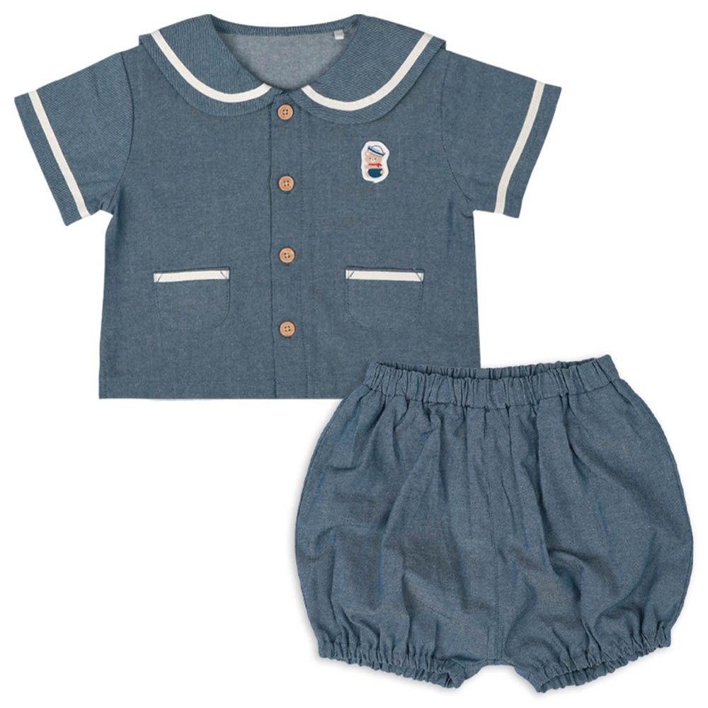 水手服套裝-藍色