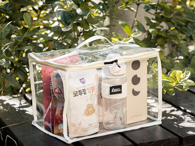 HARUhonpo 小晴天本舖 - 寶可樂收袋-日日萬用袋-櫻花粉(磨砂) (M)